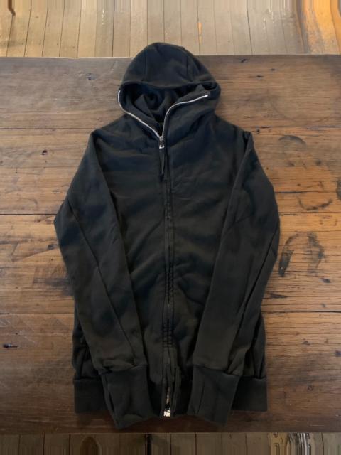 Boris Bidjan Saberi Boris Bidjan Saberi FW15 Black Ninja Object Cotton Hoodie