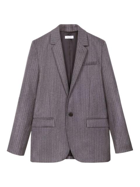 Sporty & Rich pinstriped tailored blazer
