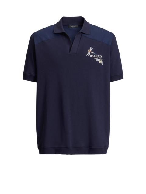 Balmain Embroidered Balmain Insect polo