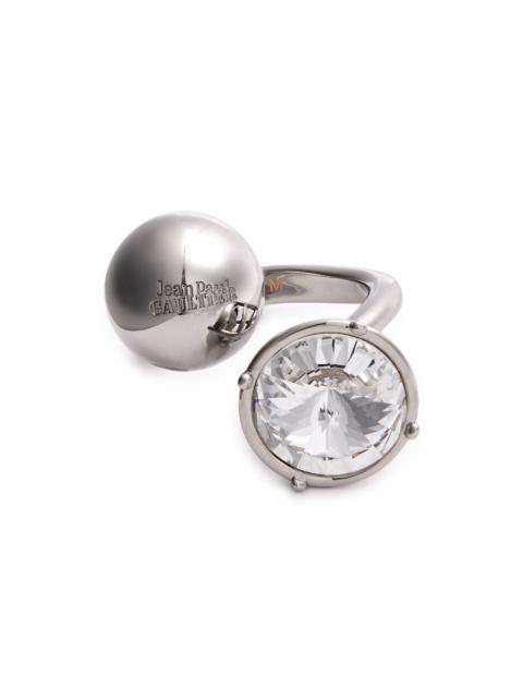 Jean Paul Gaultier Crystal-embellished ring