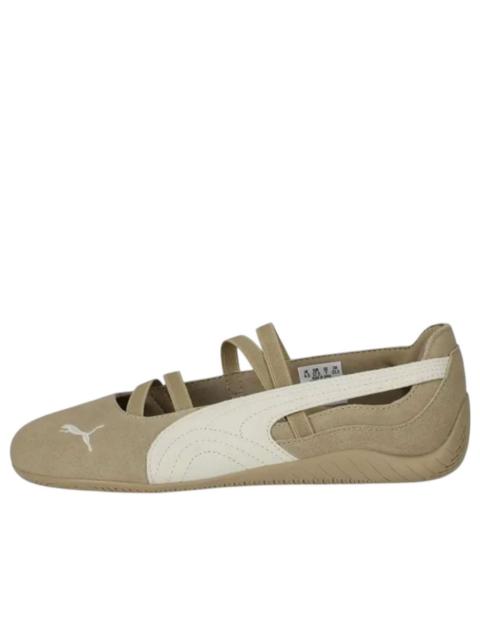 ★PUMA★25SS新作 Speedcat Ballet Tan:Warm White 406758-01 PUMA (WMNS) PUMA Speedcat Ballet 'Suede Tan Warm White