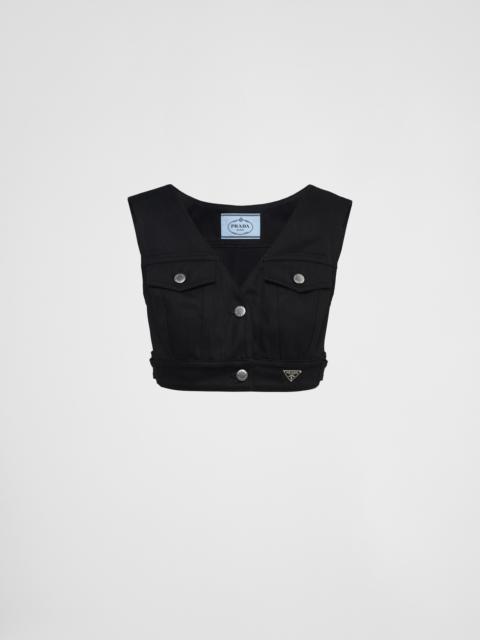 Prada Stretch denim top