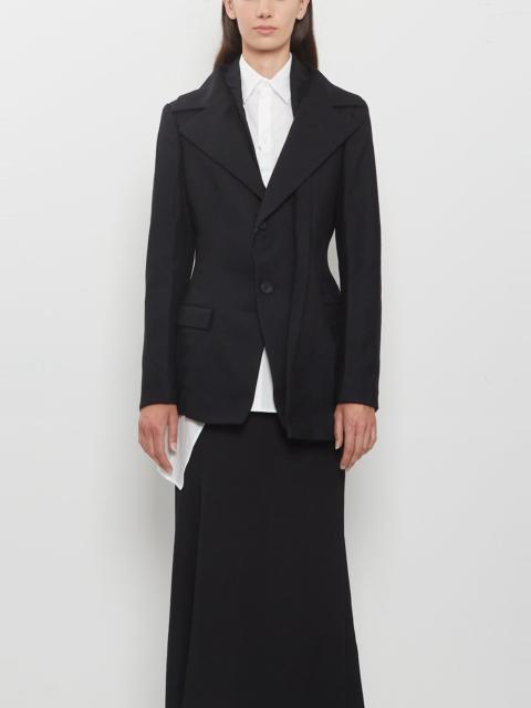 Yohji Yamamoto Stole Detail Single Jacket