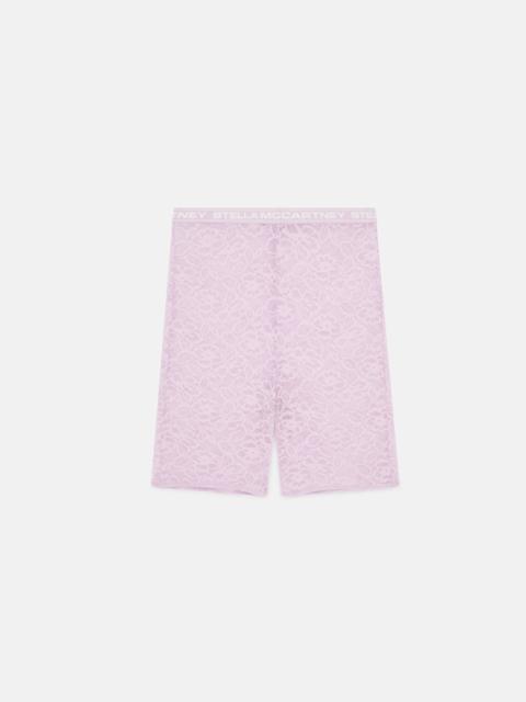 Stella McCartney Logo Lace Cycling Shorts