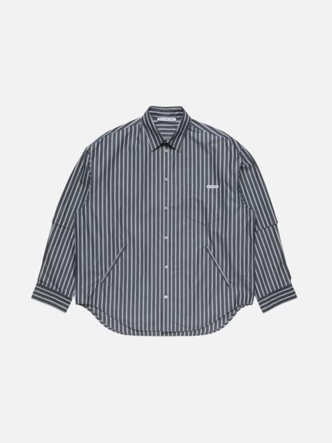 Acne Studios Double-sleeve striped shirt - Blue/white