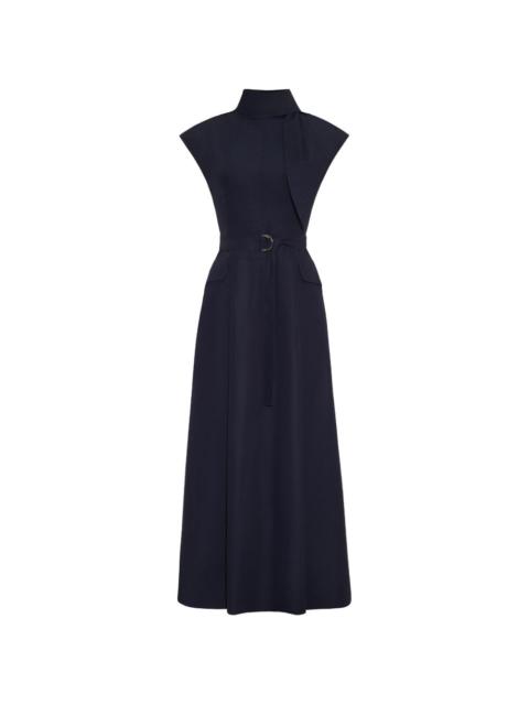 ADAM LIPPES Akane belted midi dress