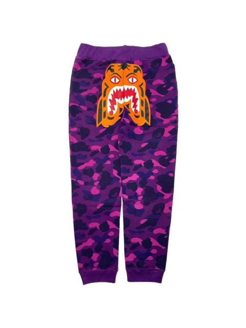 A BATHING APE® Color Camo Tiger Sweatpants "Purple" 001PTE701003X PURPLE
