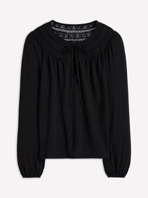 BODEN Edi Trim Detail Top-Black