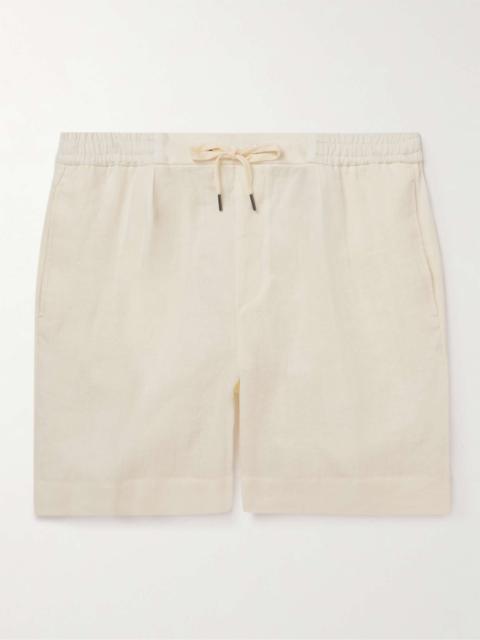 Dorset Straight-Leg Linen Drawstring Shorts