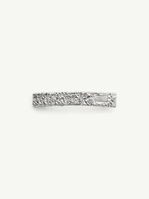 MM6 Maison Margiela Silver foil hair clip