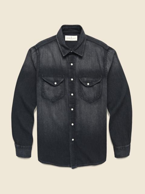 imogene + willie Hayes Pearl Snap - Washed Black