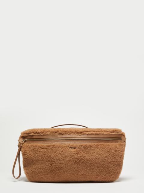 Max Mara BIGBAN6 Teddy fabric backpack