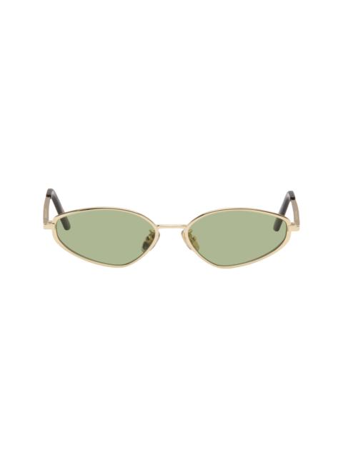 RETROSUPERFUTURE Gold Zyra Sunglasses