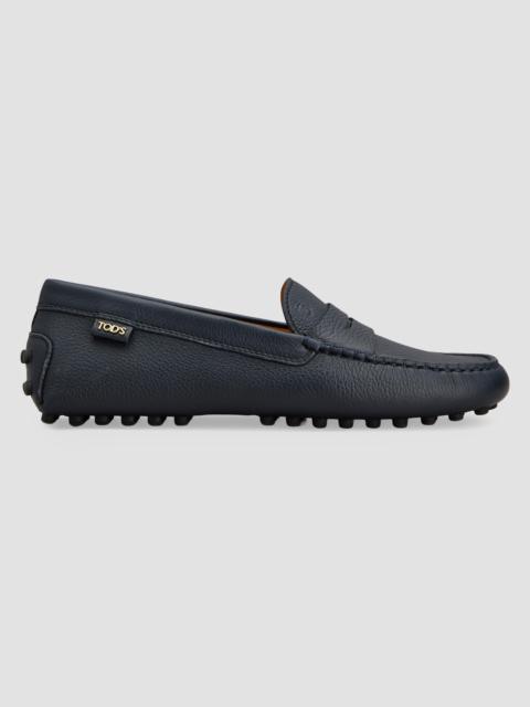 Tod's Women's Gommino Leather Loafers - Blue Navy