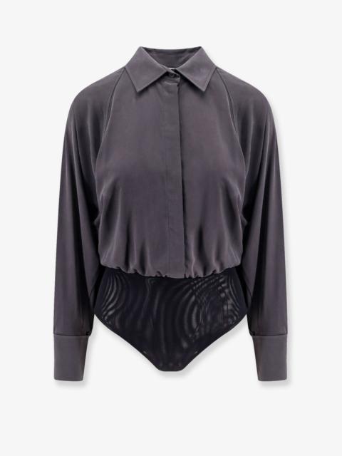 Max Mara Tempo Silk Shirt With Body Detail