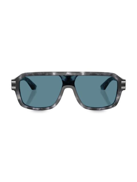 Dolce & Gabbana Men's Aviator Sunglasses - Grey Havana Blue