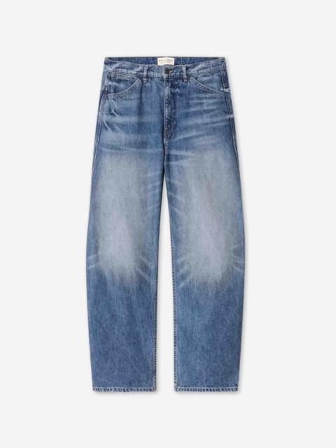 NILI LOTAN COTTON STRAIGHT LEG JEANS