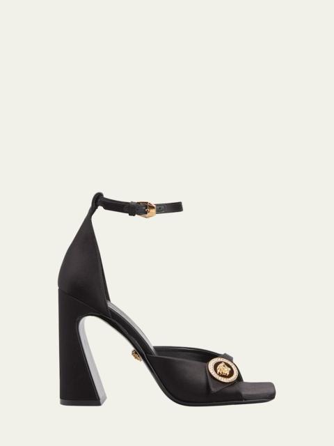 VERSACE Medusa Medallion Ankle-Strap Sandals