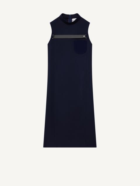 courrèges STRAP TWILL DRESS