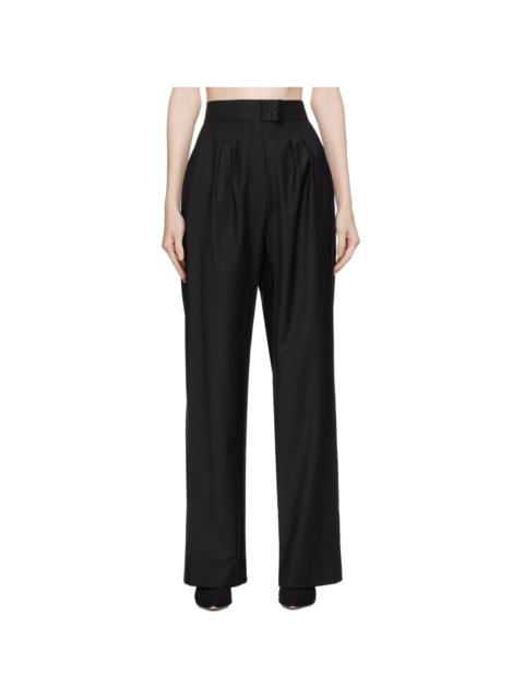 BEVZA Black Square Trousers