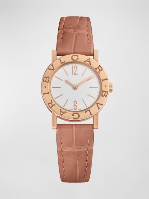 26mm BVLGARI BVLGARI 18K Rose Gold Watch