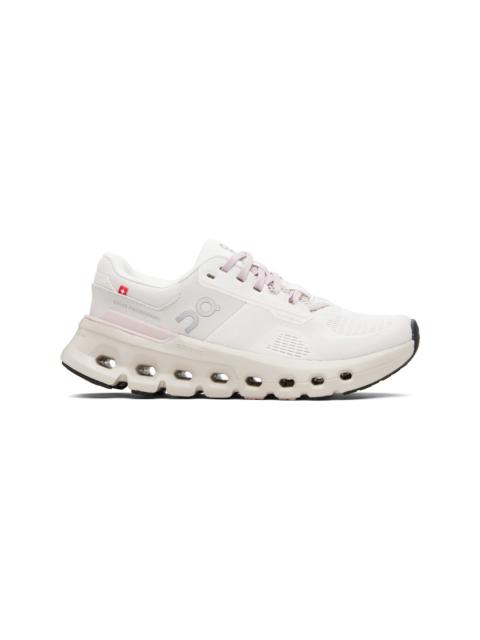 On Off-White & Pink Cloudrunner 2 Waterproof Sneakers
