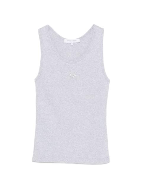 Maison Kitsuné logo-patch tank top