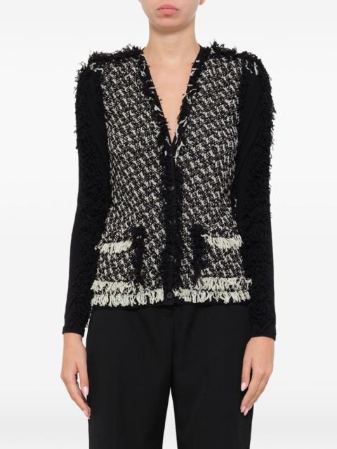 Lanvin fringe-trimmed buttoned jacket