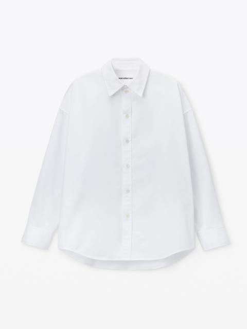 Alexander Wang Classic Button-Up Shirt in Cotton