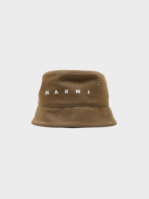Marni Lightweight Colored Denim Hat - Creta