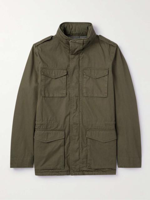 Herno Tigri Cotton-Gabardine Hooded Field Jacket