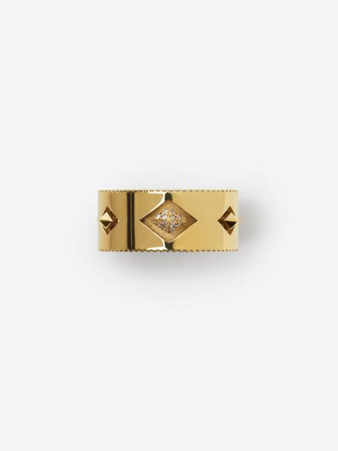 Burberry Gold-plated Hollow Ring