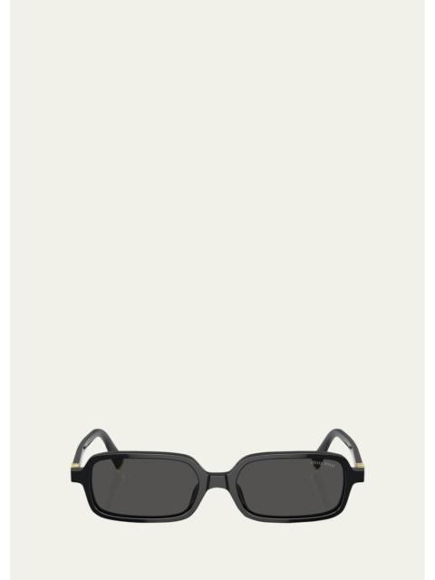 Miu Miu 11Zs Rectangular Sunglasses