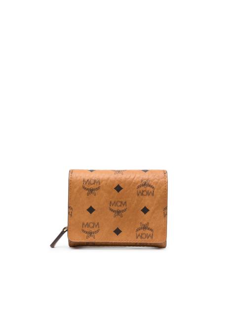 MCM monogram-print billfold wallet