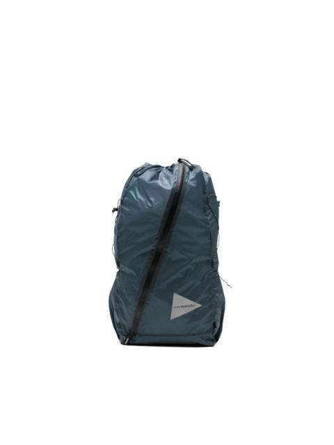 and Wander logo-print backpack