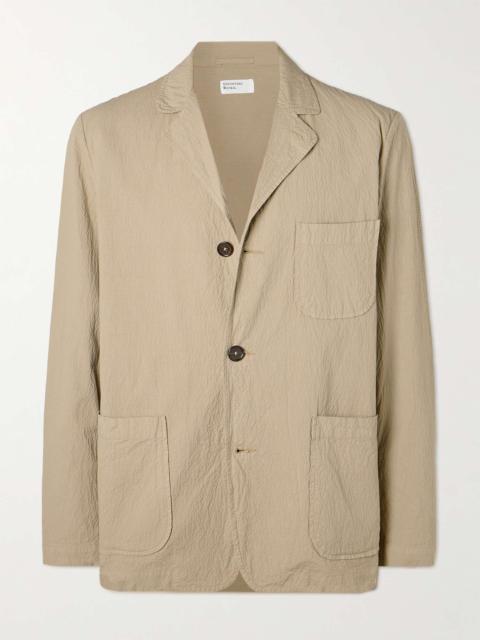 Cotton-Blend Seersucker Jacket
