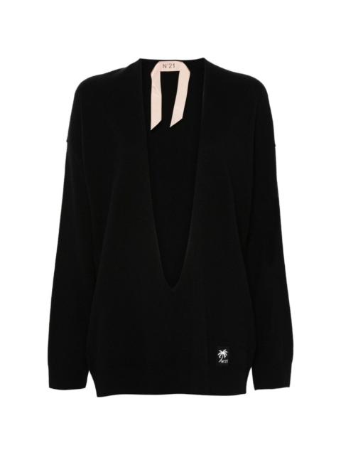 N°21 V-neck sweater