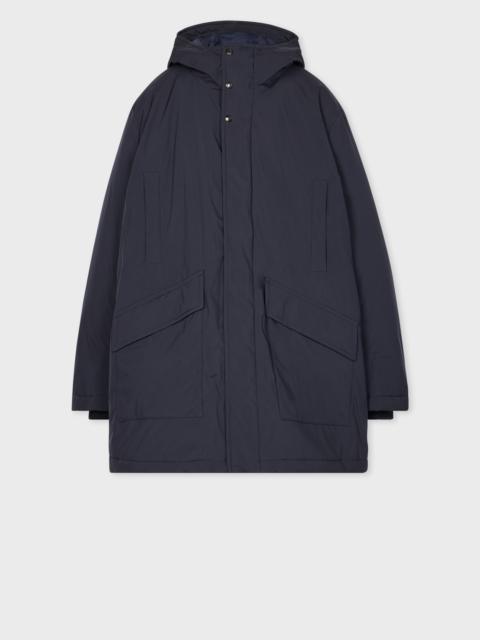Paul Smith Navy Two-Layer Recycled Polyester-Blend Down Parka