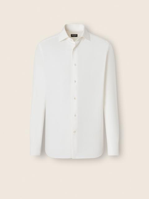 ZEGNA WHITE CASHCO SHIRT