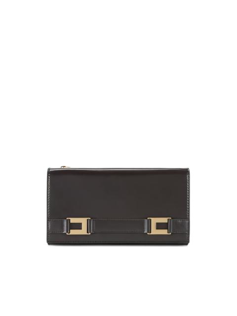 ELISABETTA FRANCHI logo-plaque chain-link wallet