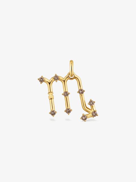 TOUS Scorpio Pendant with 18kt gold vermeil and quartz TOUS Zodiaco