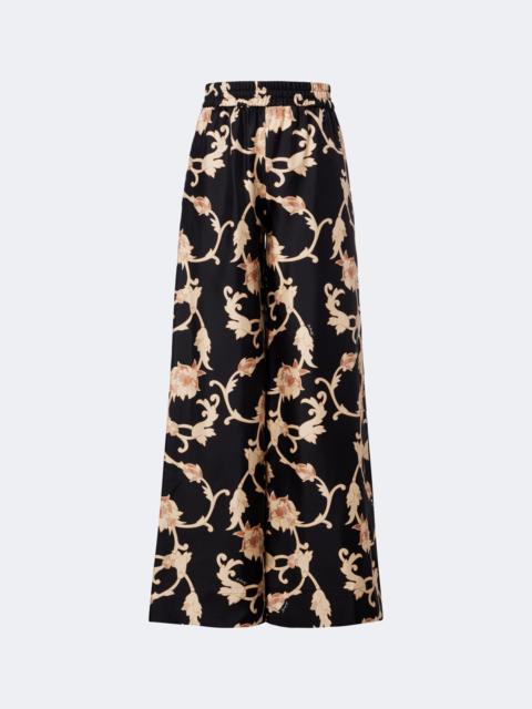 La DoubleJ Buttercup printed silk palazzo pants