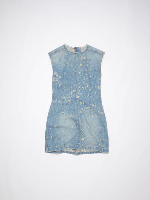 Denim tunic dress - Mid blue