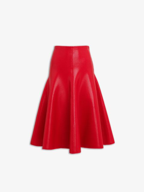 Alaïa COATED FLARED SKIRT