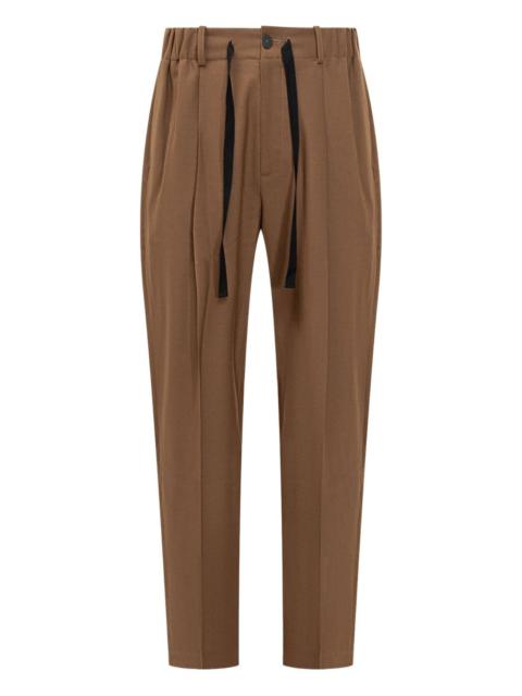 Studio Nicholson elasticated-drawcord trousers