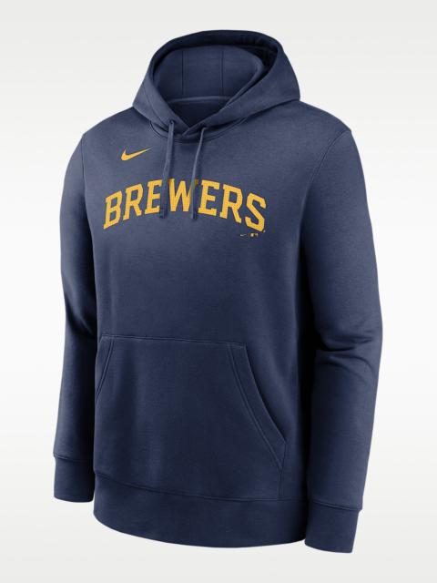 Nike Christian Yelich Milwaukee Brewers Club Men's Nike MLB Pullover Hoodie