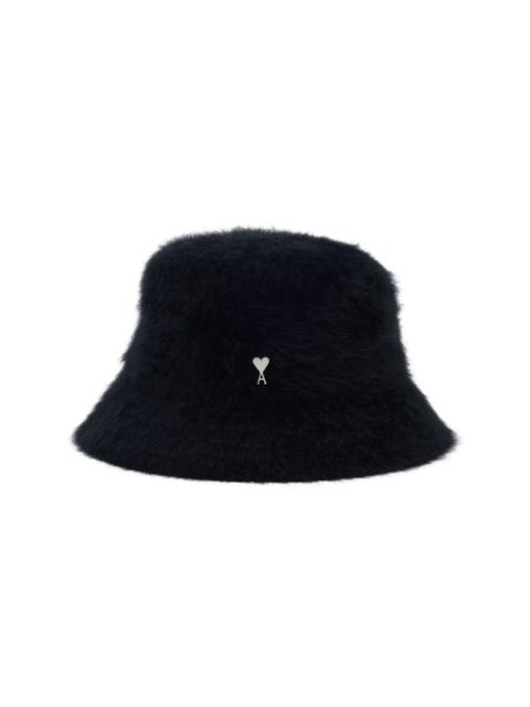 AMI Paris Ami de Coeur-plaque bucket hat
