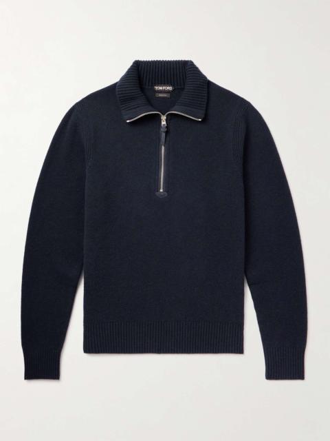 TOM FORD Wool-Blend Half-Zip Sweater