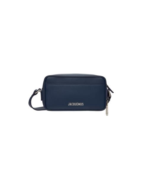 JACQUEMUS Navy Le Papier 'Le Baneto' Pochette Bag