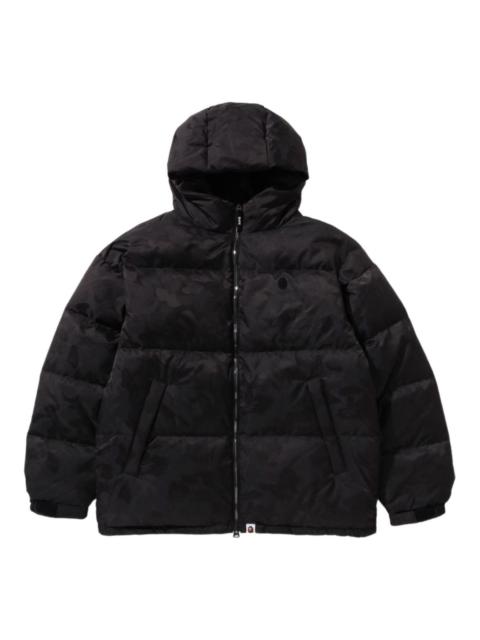 A BATHING APE® A Bathing Ape Solid Camo Jacquard Jacket 'Black' 1K80-144-001-BLK